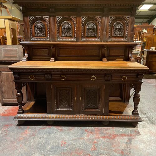 19th Century oak buffet sideboard