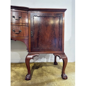 Edwardian Mahogany Gallery Back Bow Front Sideboard