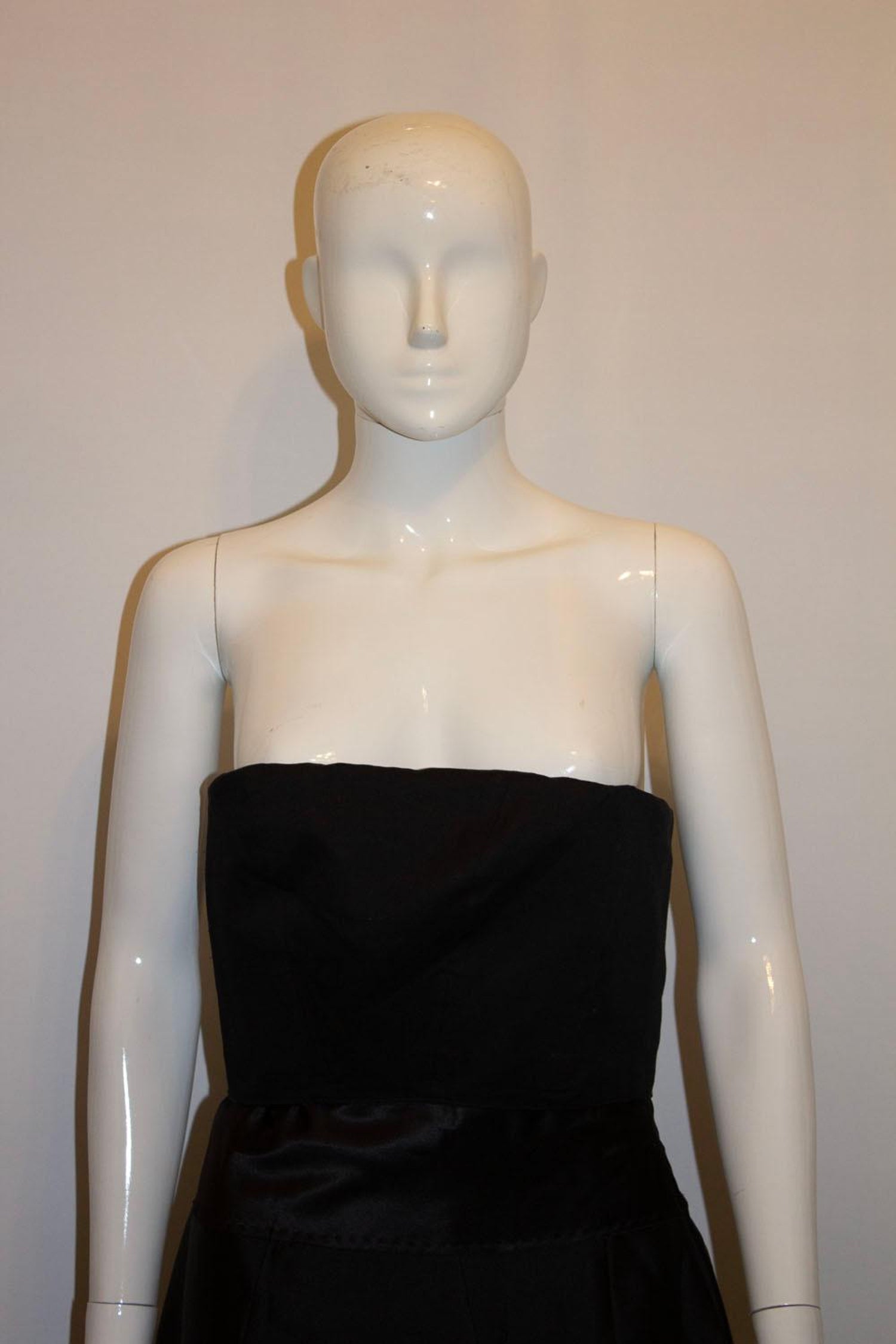 Vintage Amanda Wakeley Black Silk Cocktail Dress