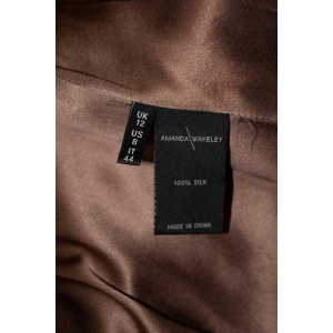Vintage Amanda Wakeley Black Silk Cocktail Dress