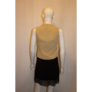 Nili Lotan Button Front Waistcoat