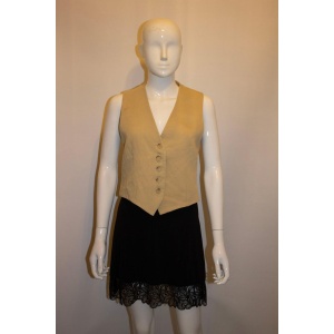 Nili Lotan Button Front Waistcoat
