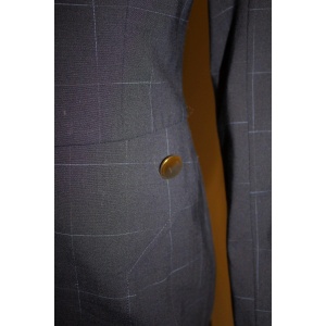 The Fold Blue and White Desk to Dinner Dress