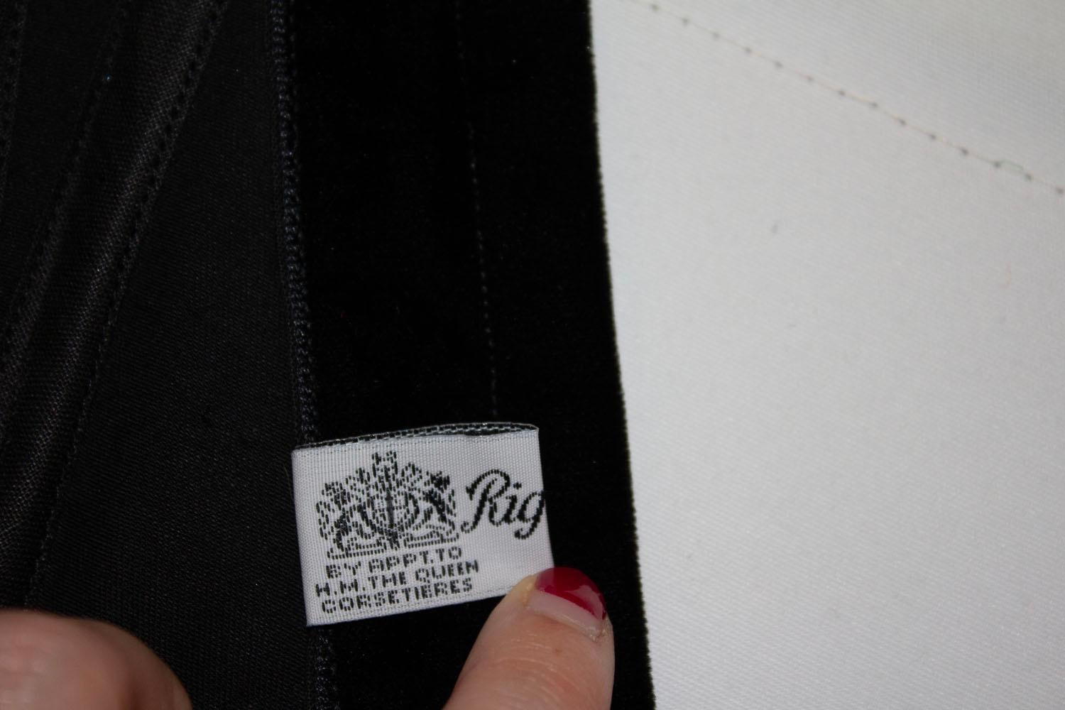 Rigby and Peller Black Corset