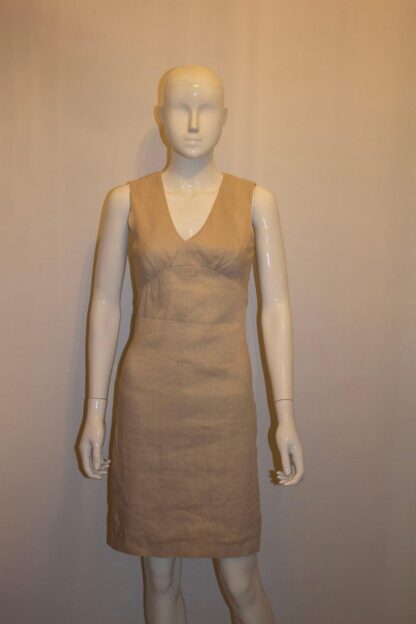 Joseph Linen Shift Dress - Image 3