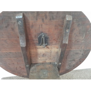 Fine Geo lll oak tilt top table of exceptional colour circa 1780