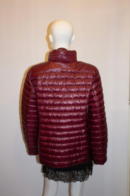 Kate Spade Burgundy Puffa Jacket with Hood in Collar - Image 5