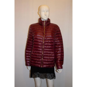 Kate Spade Burgundy Puffa Jacket with Hood in Collar