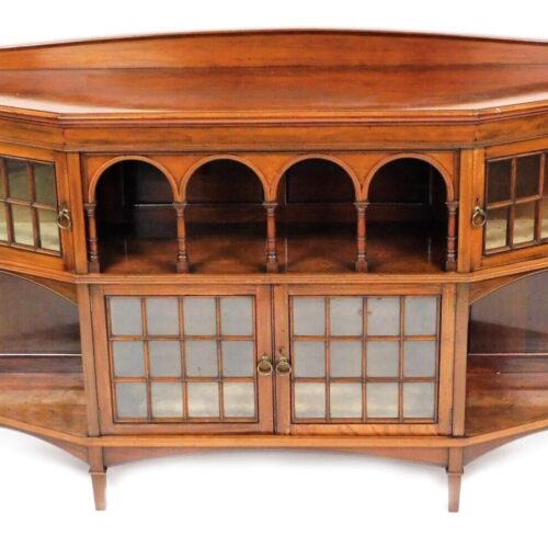 Liberty Of London Arts And Crafts Victorian Mahogany Side Cabinet