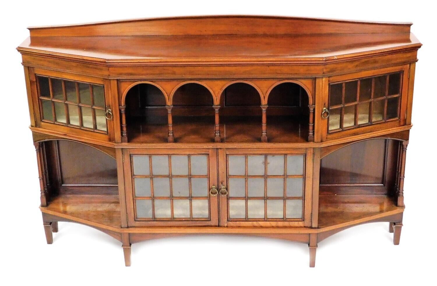 Liberty Of London Arts And Crafts Victorian Mahogany Side Cabinet