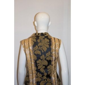 Liberty of London Black and Gold Waistcoat.