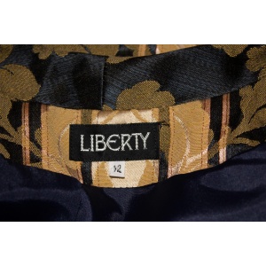 Liberty of London Black and Gold Waistcoat.