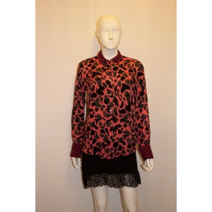 Pink print blouse by Paul Smith