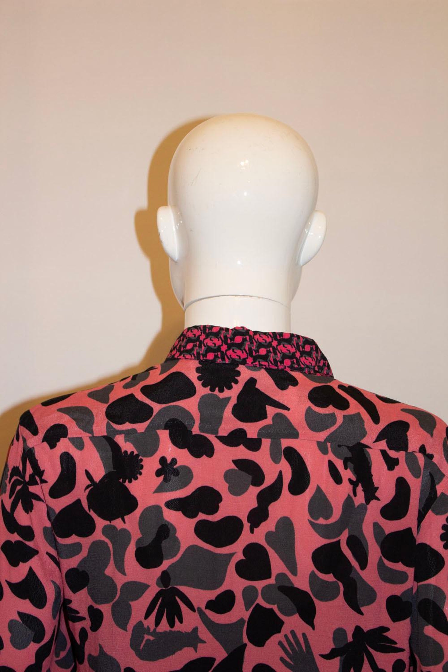 Pink print blouse by Paul Smith