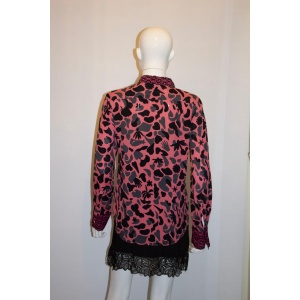 Pink print blouse by Paul Smith