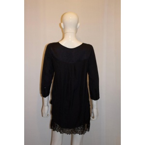 Vince Blue Silk Top