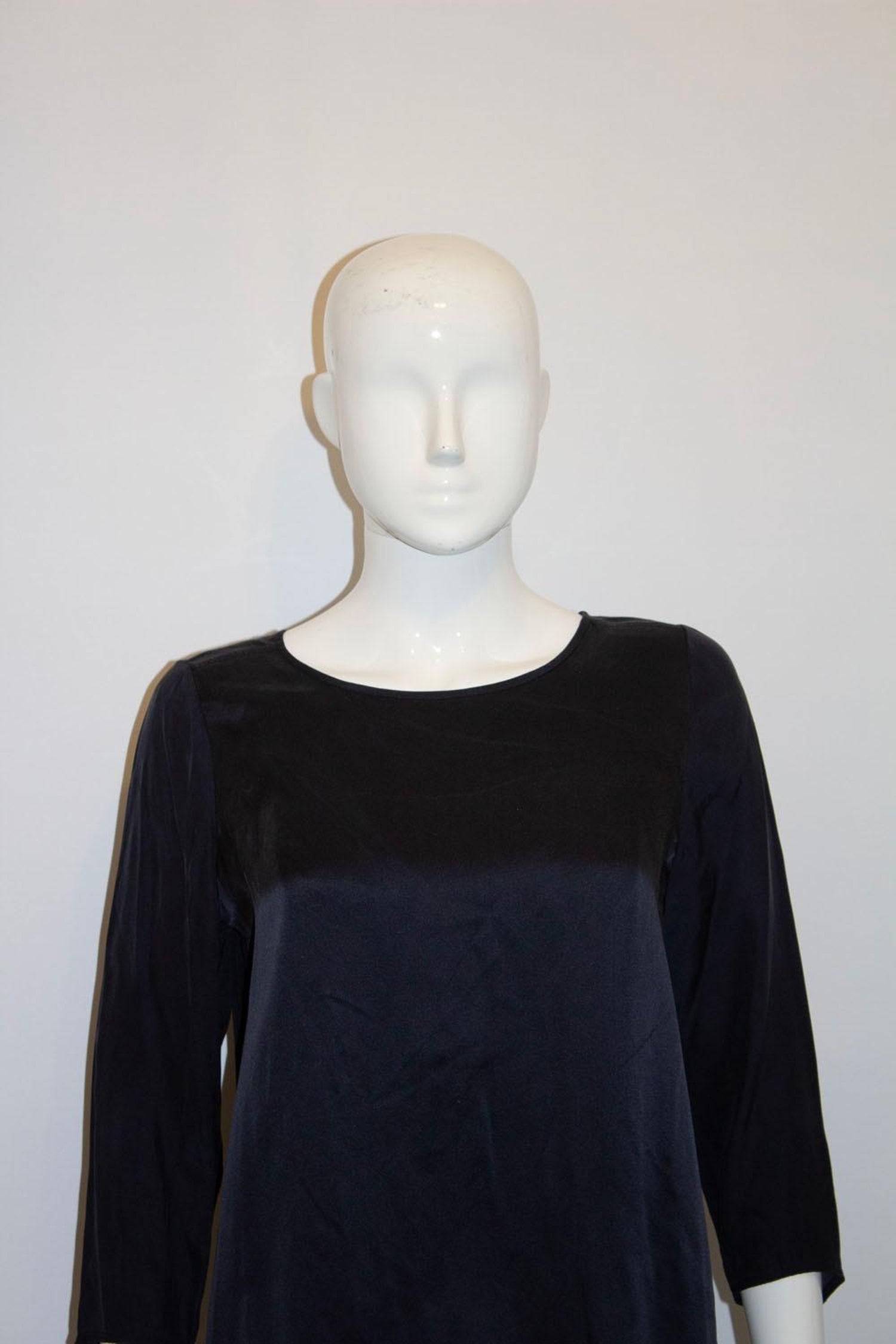 Vince Blue Silk Top
