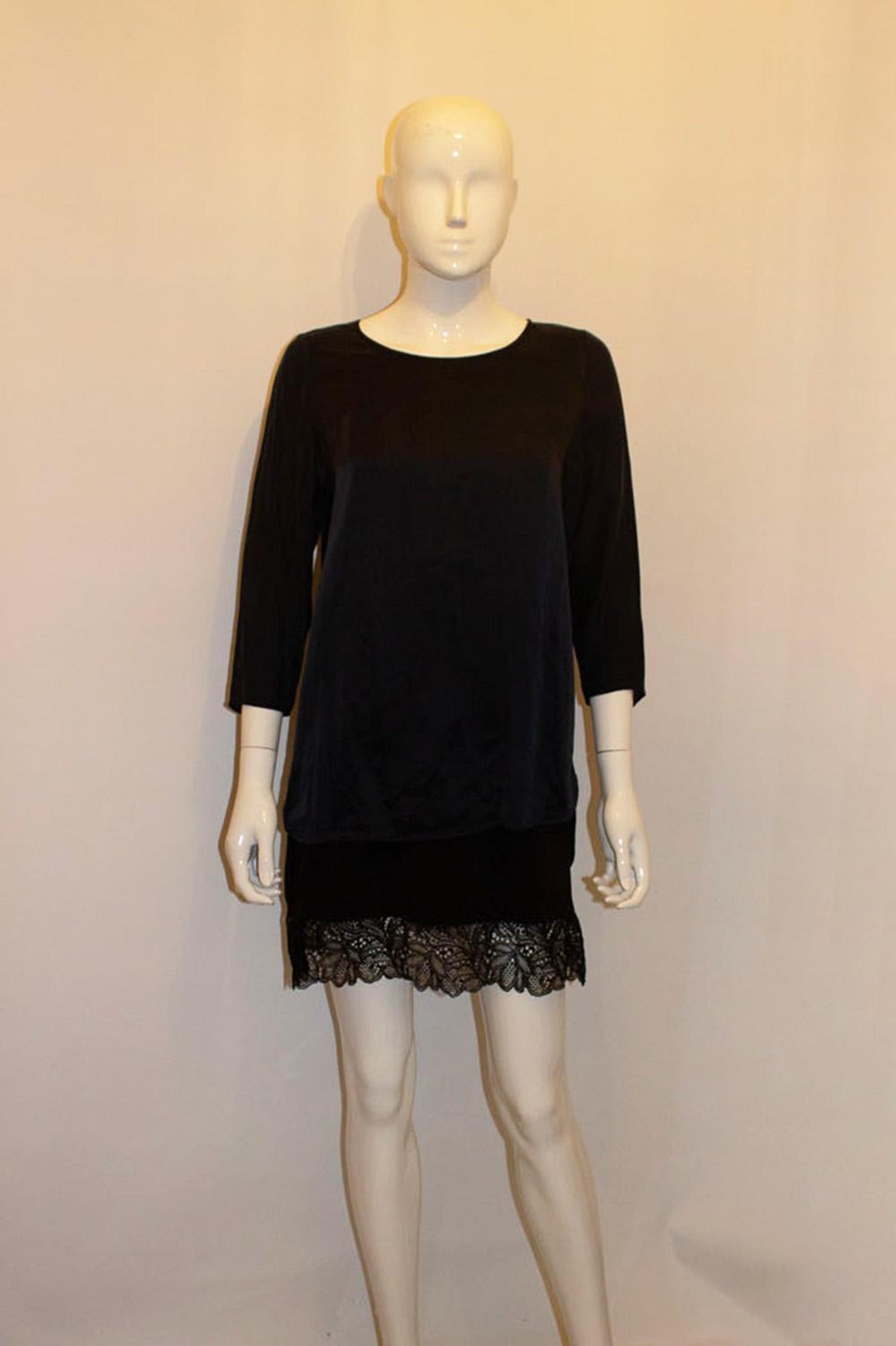 Vince Blue Silk Top