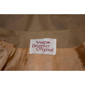 Vintage Vogue Designer Original Linen Jacket