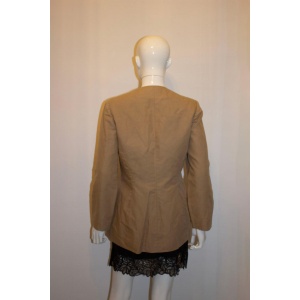 Vintage Vogue Designer Original Linen Jacket