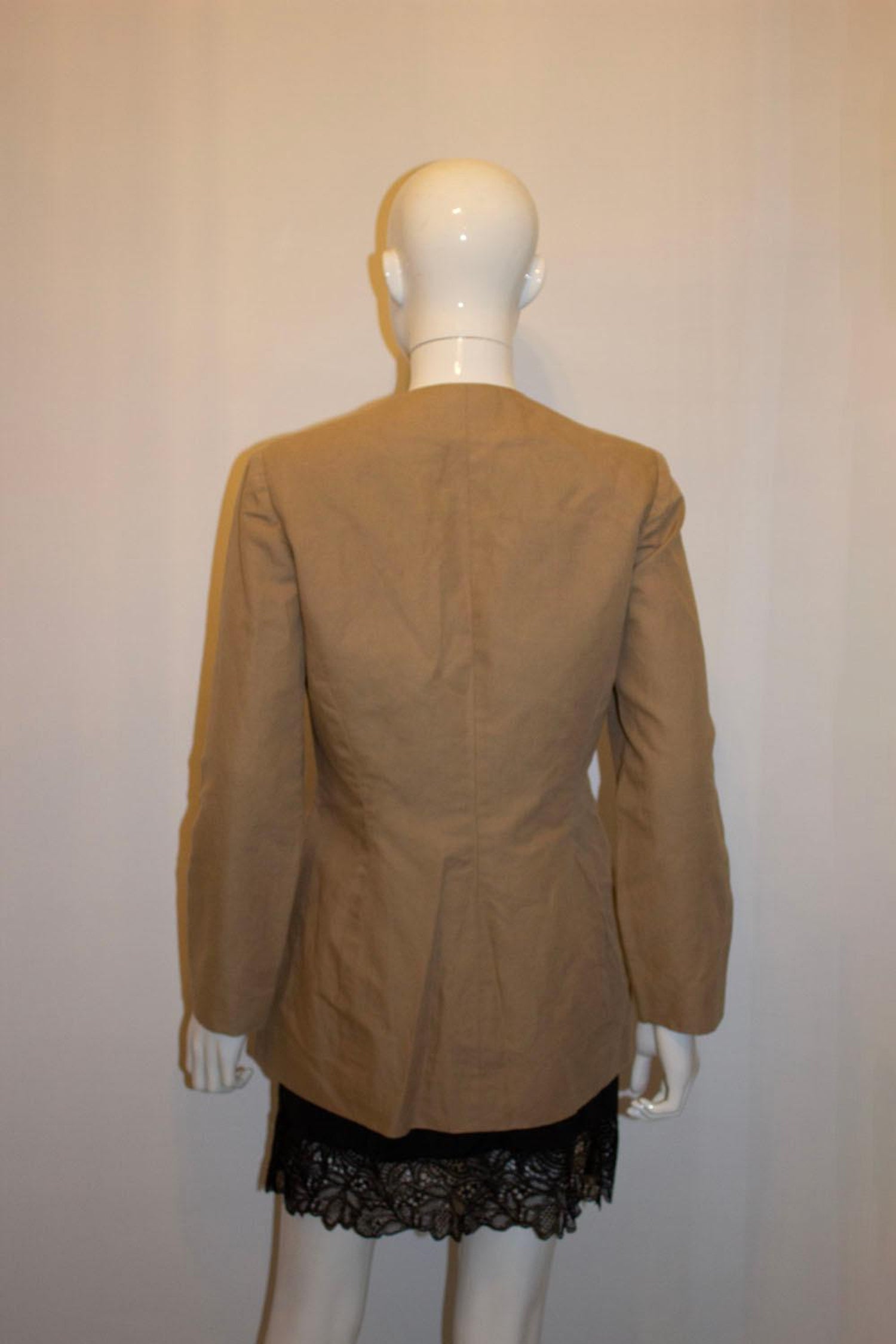 Vintage Vogue Designer Original Linen Jacket