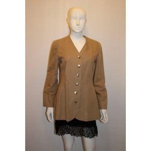 Vintage Vogue Designer Original Linen Jacket