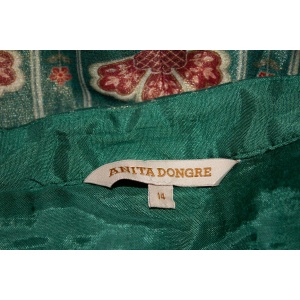 Stunning Green Silk Skirt by Anita Dongre