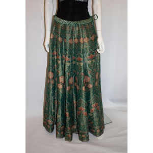 Stunning Green Silk Skirt by Anita Dongre