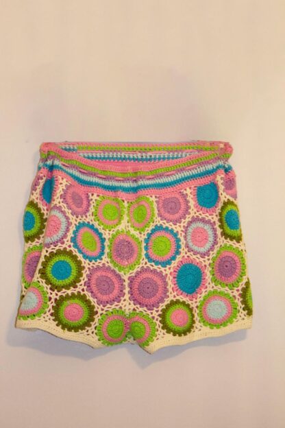Farm Rio Colourful Crochet Shorts - Image 6