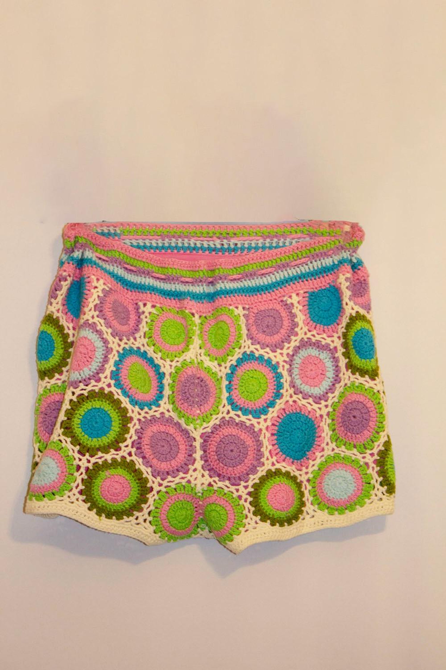 Farm Rio Colourful Crochet Shorts