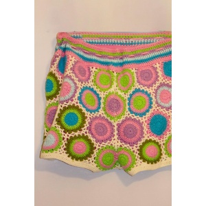 Farm Rio Colourful Crochet Shorts