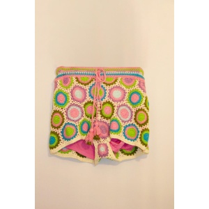 Farm Rio Colourful Crochet Shorts
