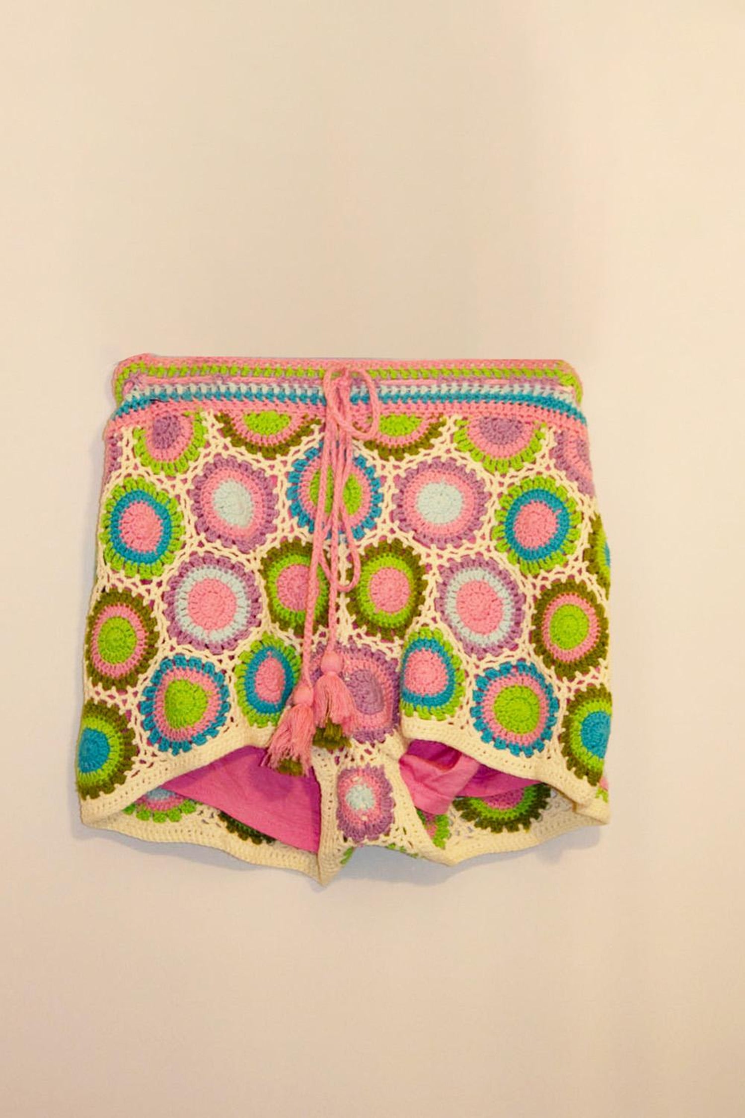 Farm Rio Colourful Crochet Shorts