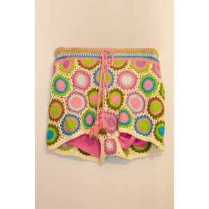 Farm Rio Colourful Crochet Shorts