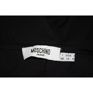 Vintage Moschino Black Cotton Sun Dress