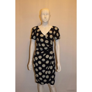 Vintage Bruce Oldfield Silk Spot Dress
