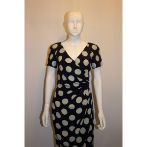 Vintage Bruce Oldfield Silk Spot Dress