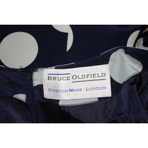Vintage Bruce Oldfield Silk Spot Dress