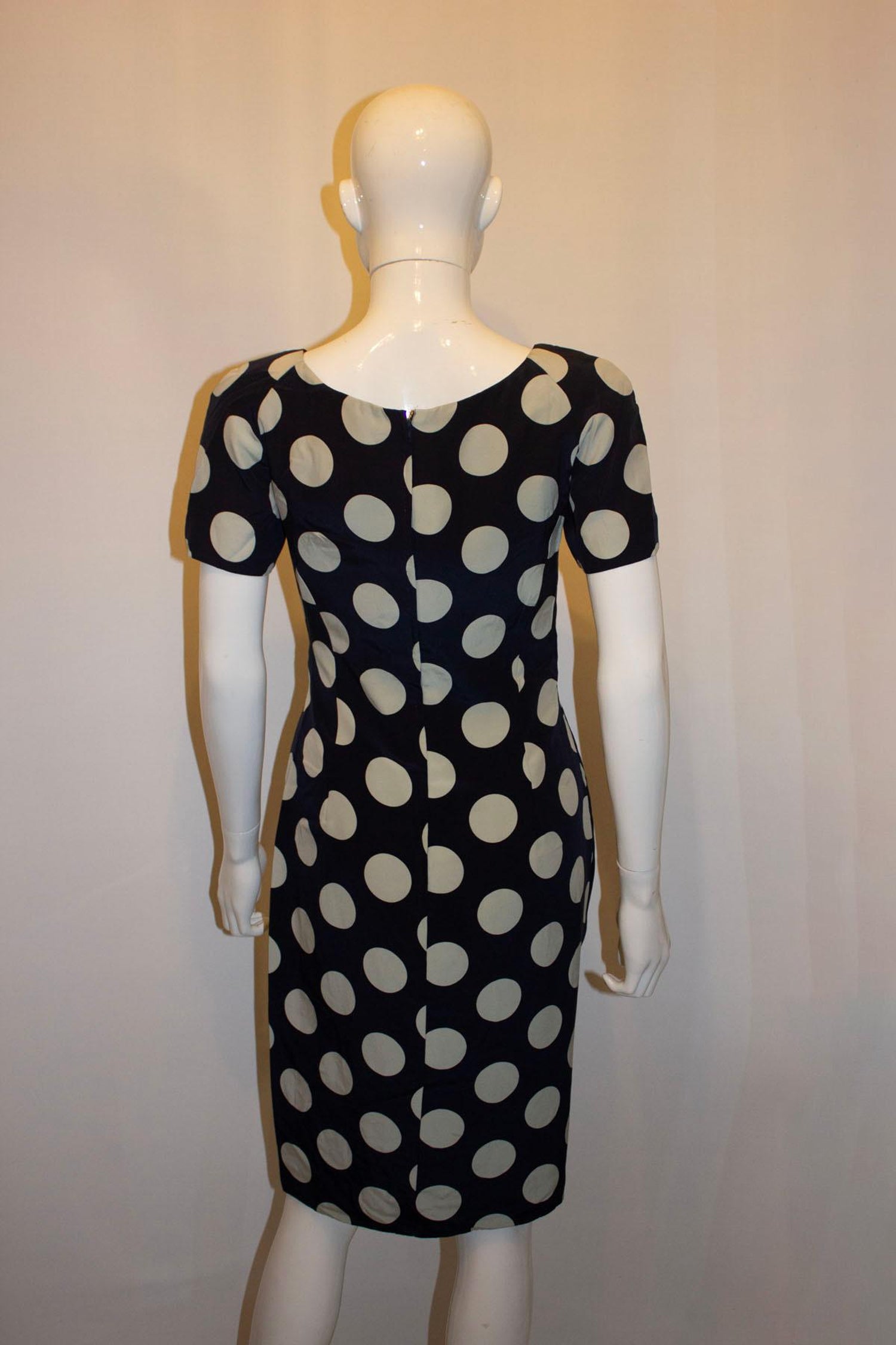 Vintage Bruce Oldfield Silk Spot Dress