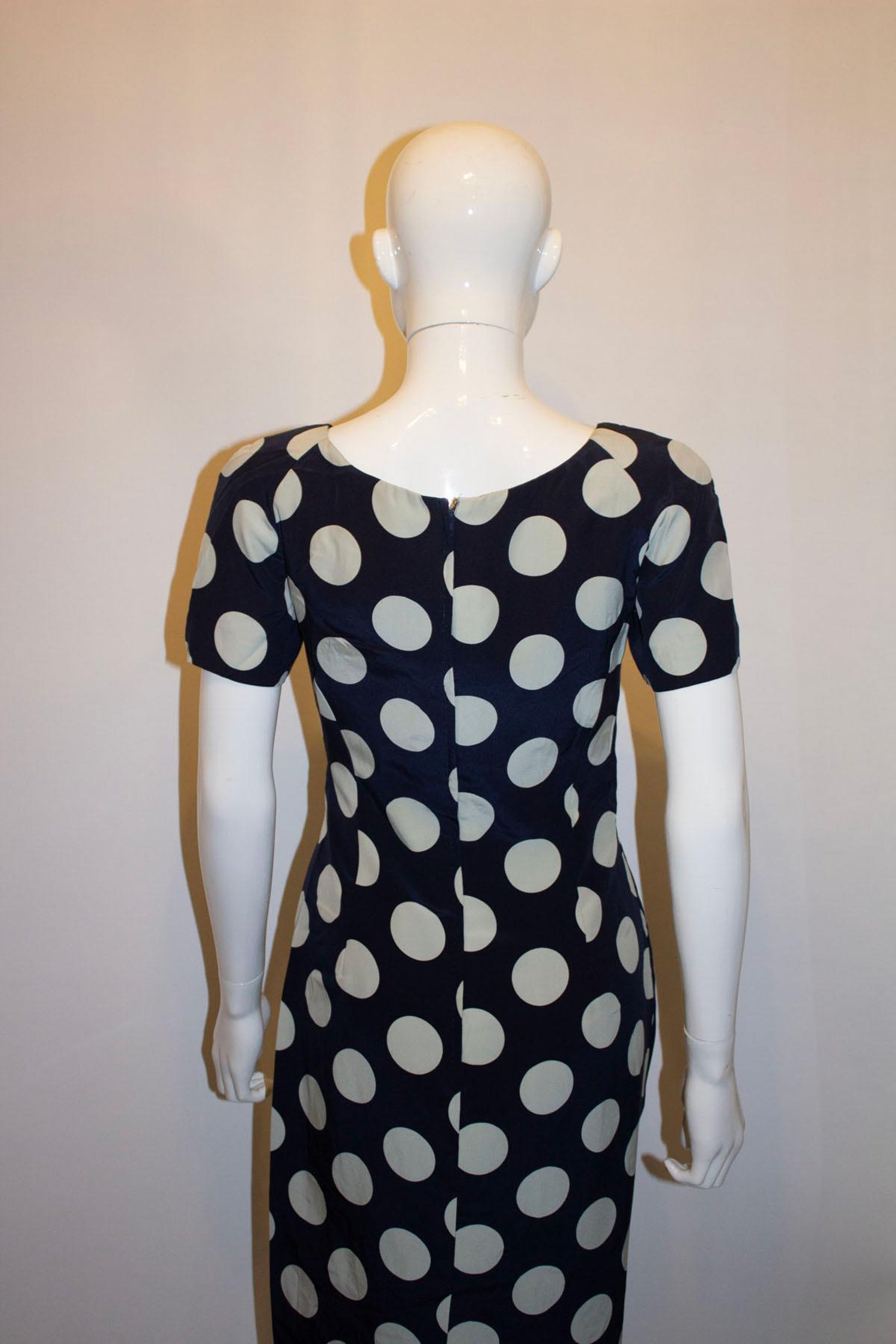 Vintage Bruce Oldfield Silk Spot Dress