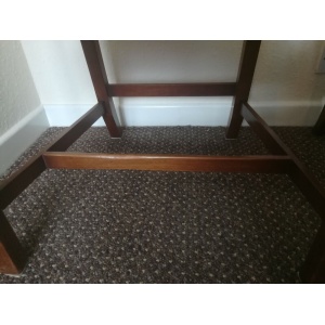 Pair Mahogany Chippendale Revival Carver chairs