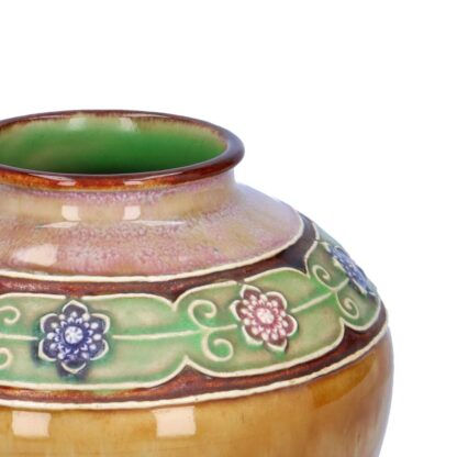 Pair Royal Doulton Vases By Lily Partington - Image 3