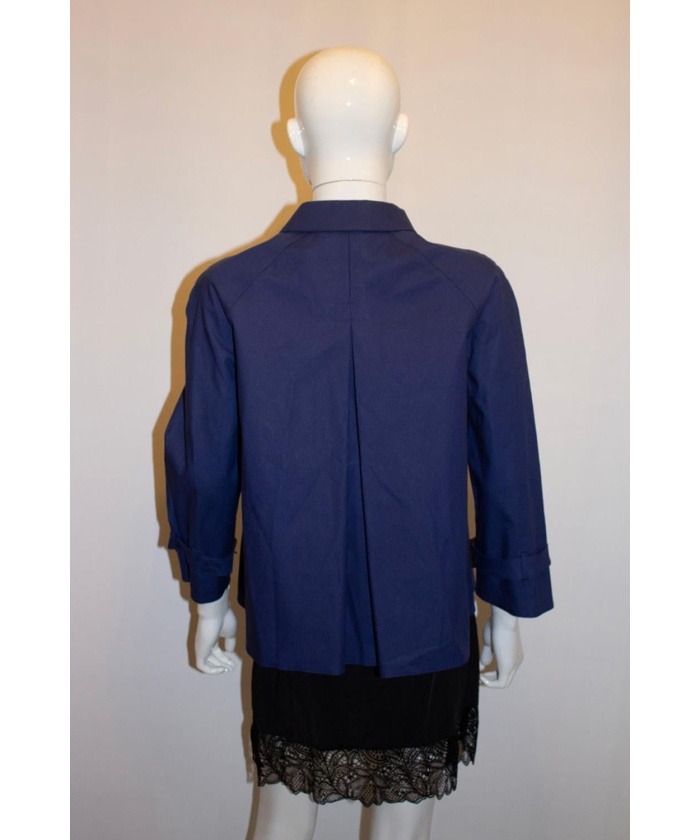 Prada Blue Cotton Jacket