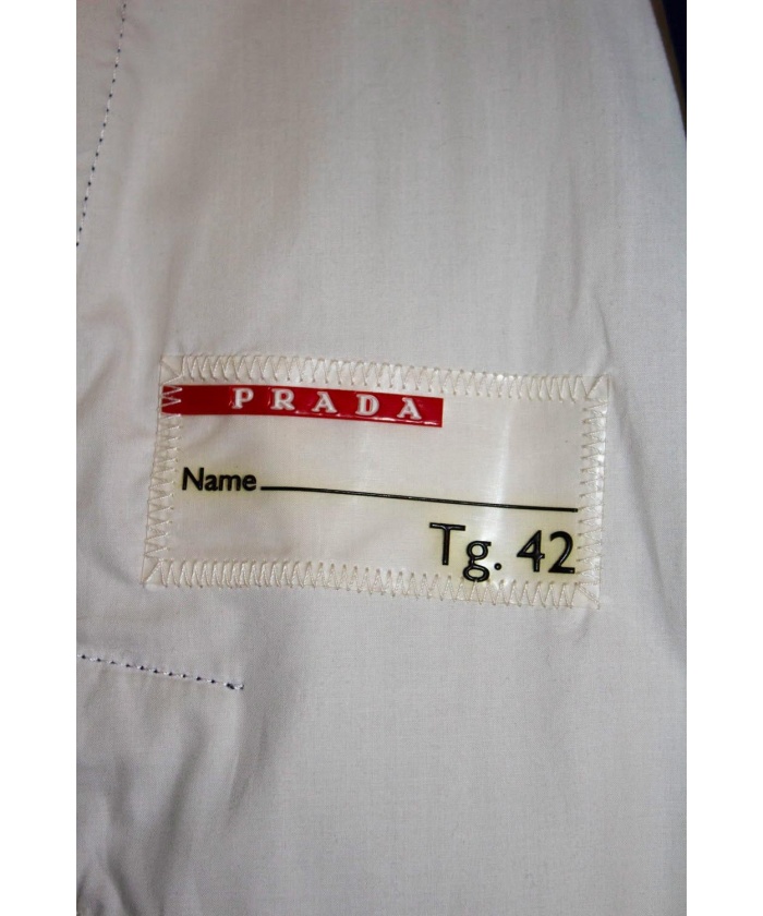 Prada Blue Cotton Jacket