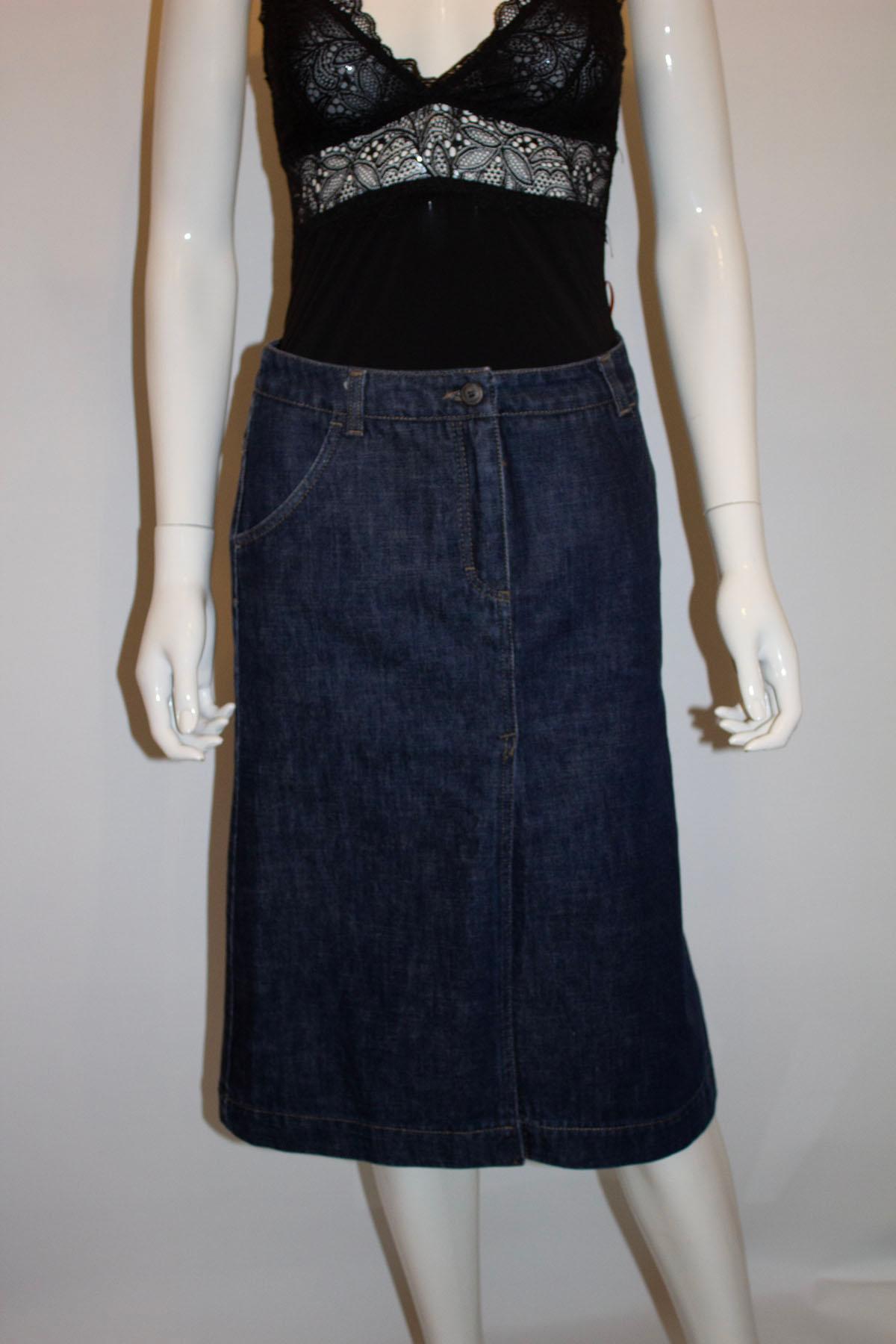 Prada, Denim Skirt