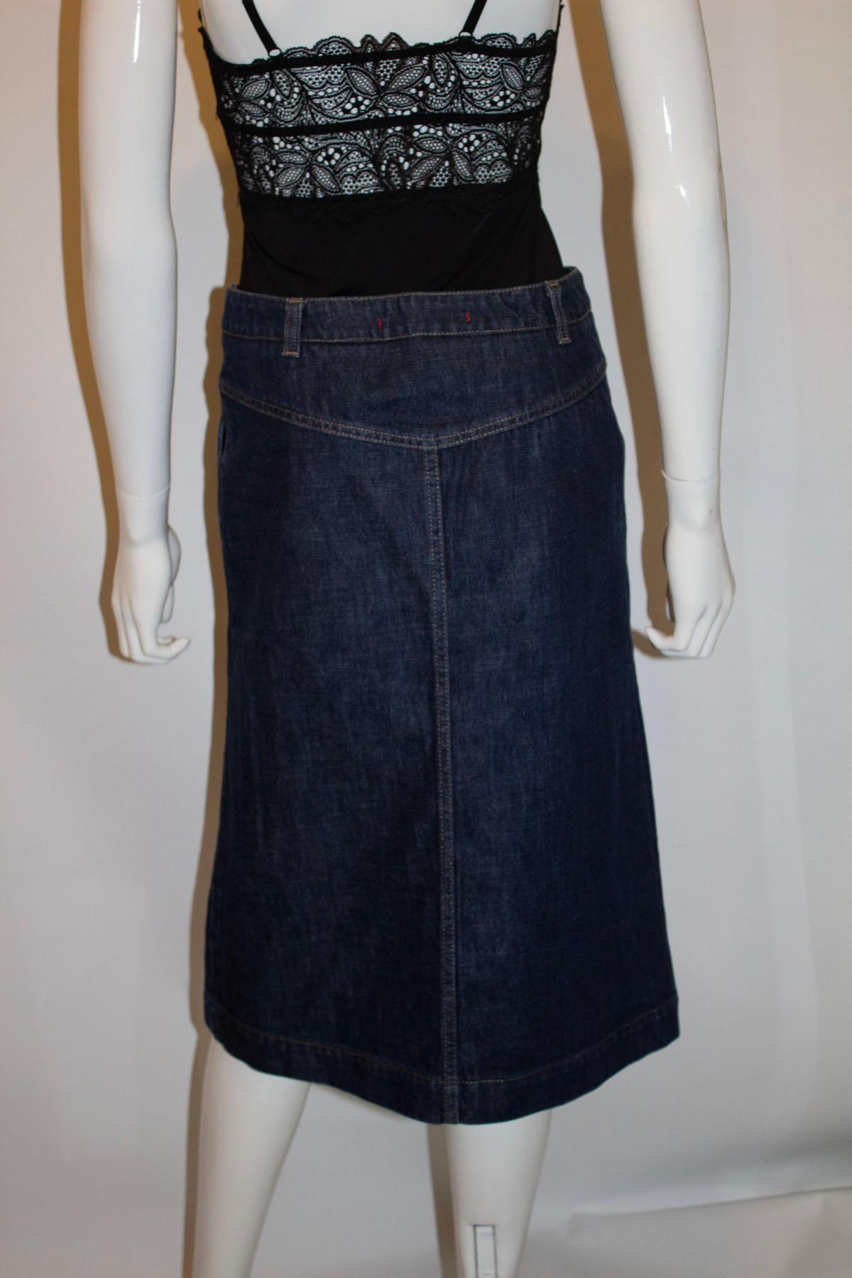 Prada, Denim Skirt