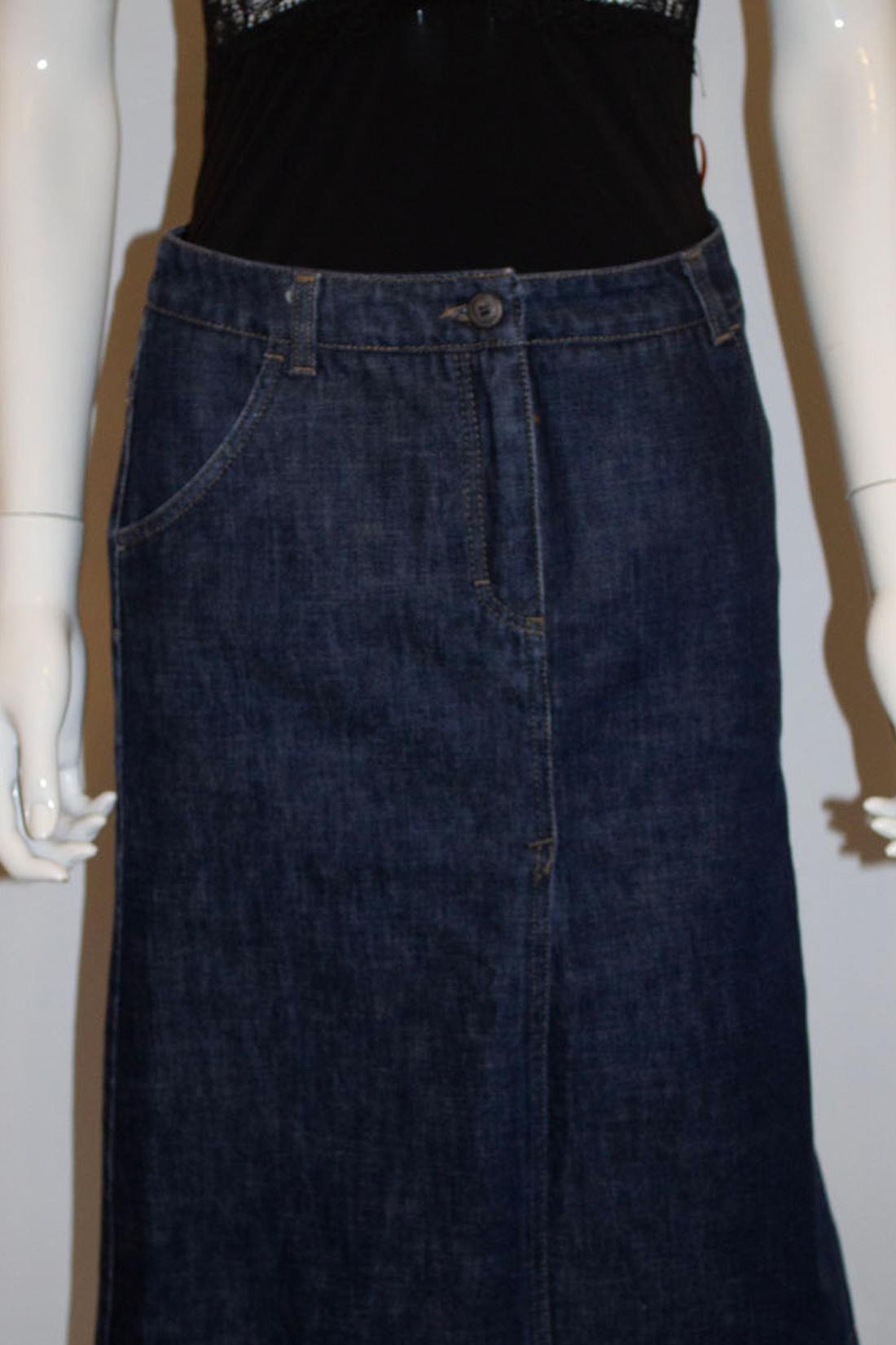 Prada, Denim Skirt