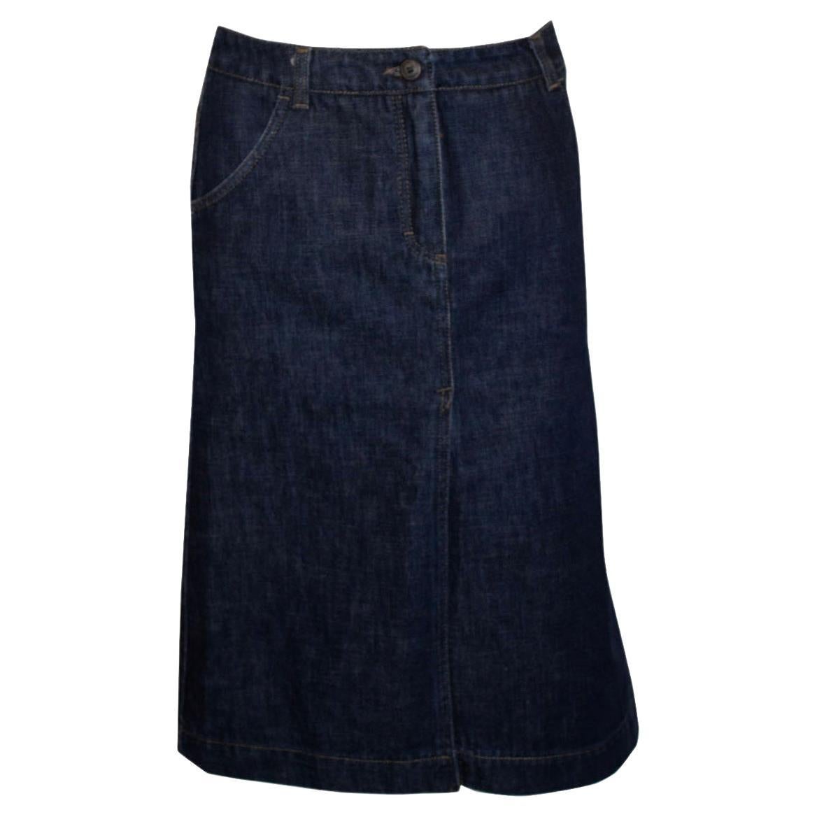 Prada, Denim Skirt