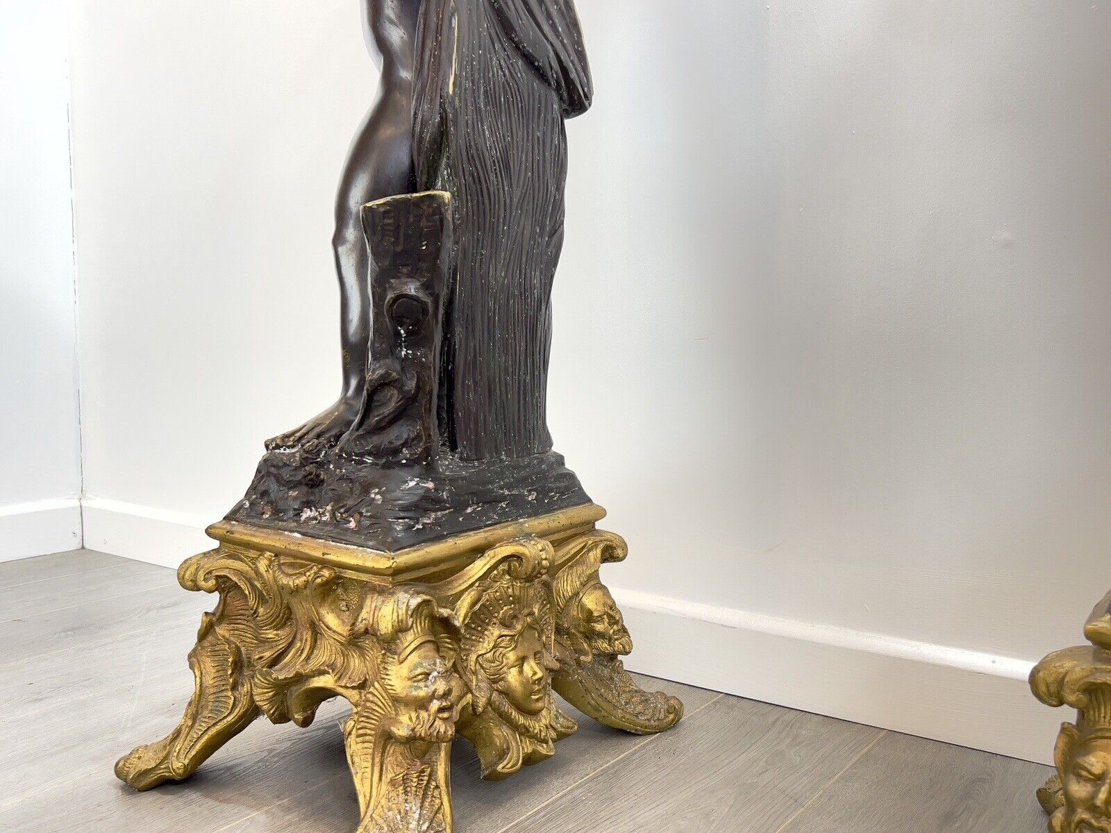 After Joseph d'Asté, Pair of Napoleon III Style, Gilt Bronze Jardinières