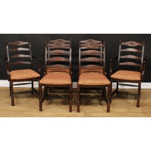 Set Of Six Jaycee Dining Chairs